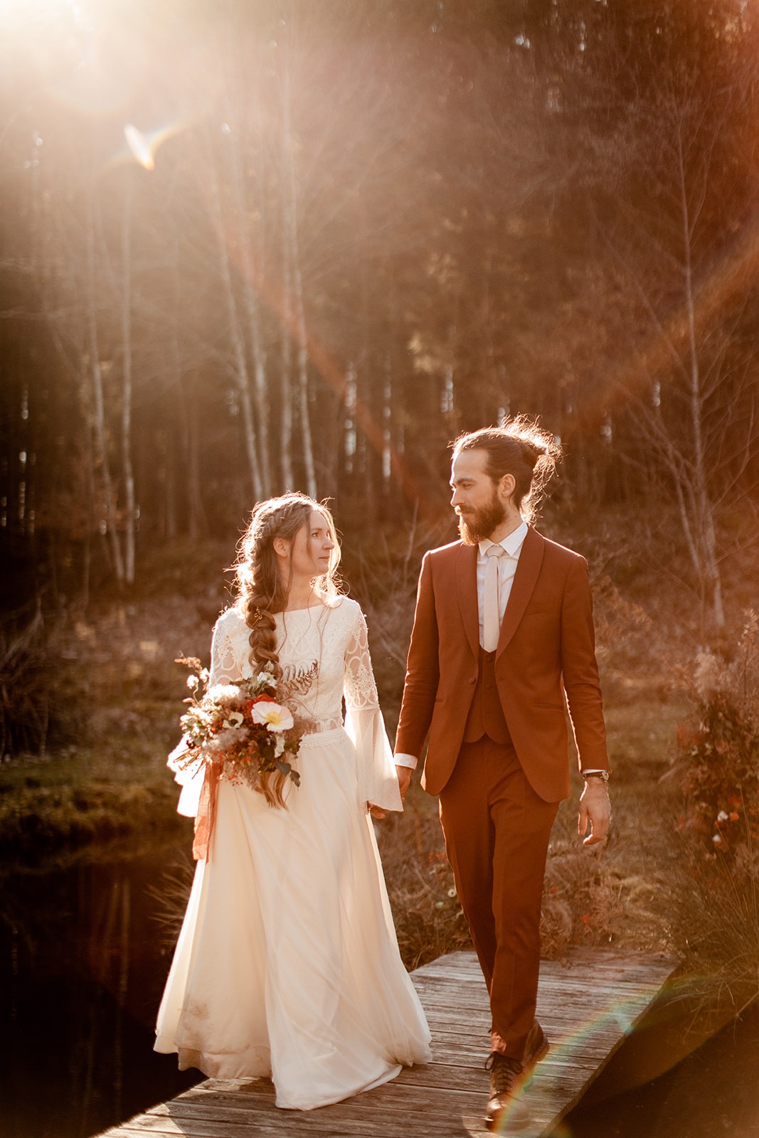 Mariage bohème chic en Alsace